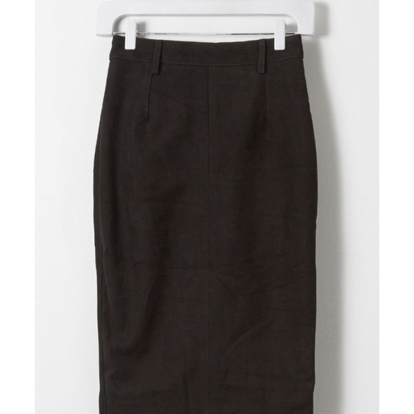 One Teaspoon Freelove Suede Pencil Skirt - Picture 2 of 4